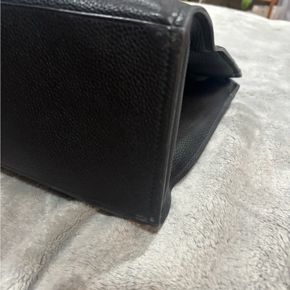 Tory Burch Black Leather Tote Bag - Picture 7 of 8